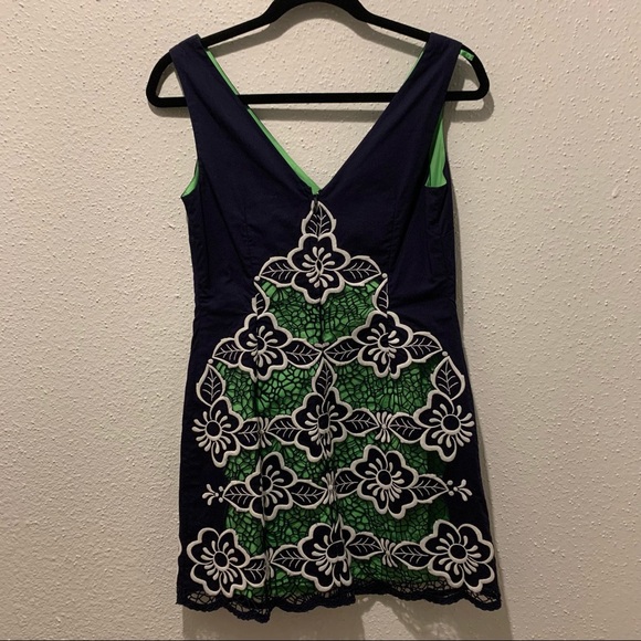 Lilly Pulitzer Sylvia Navy Jungle Flower Dress - Picture 4 of 6